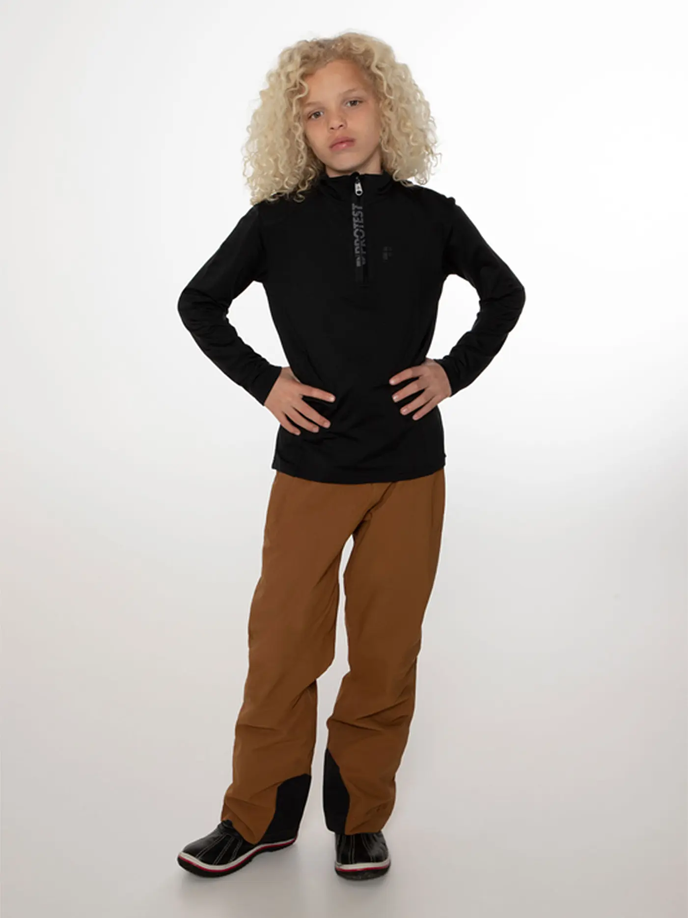 PROTEST | Kinder Unterzieh Zipshirt REWILLOWY JR | 